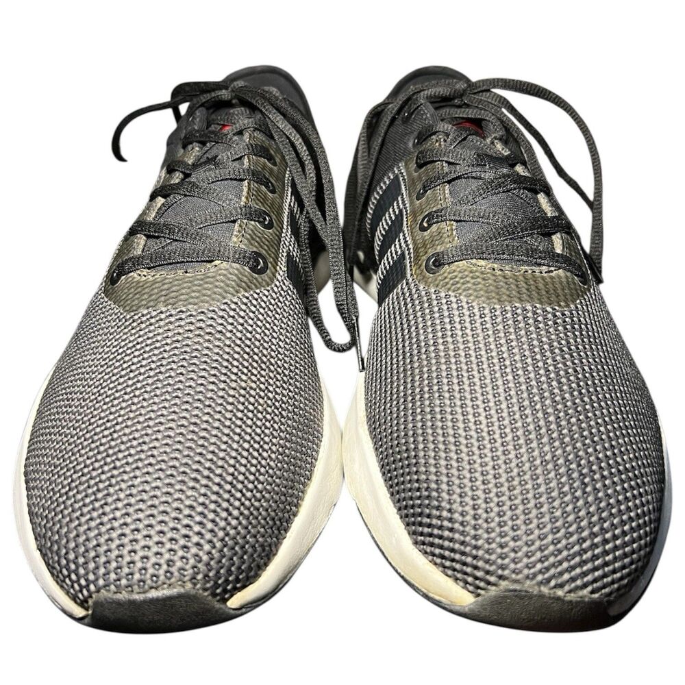 Adidas Black/Gray Neo Cloudfoam Super Racer Sneakers Men’s Shoe Size 11, AW4163